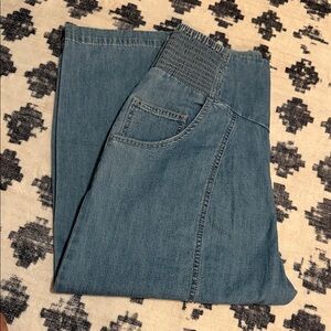 Free People We The Free Lunan Crop Harem Jeans